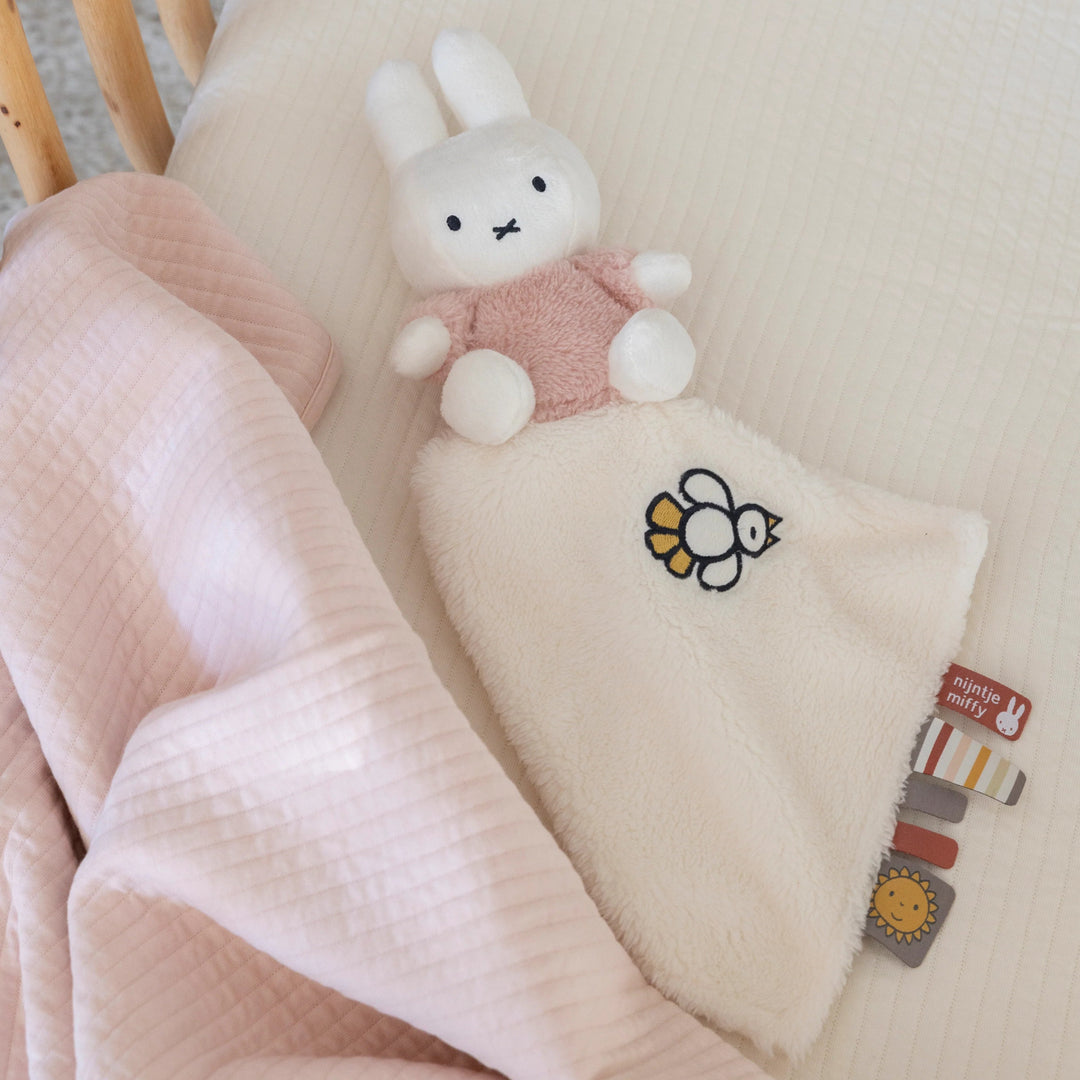 Miffy - Cuddle Cloth - Fluffy Pink - Mabel & Fox