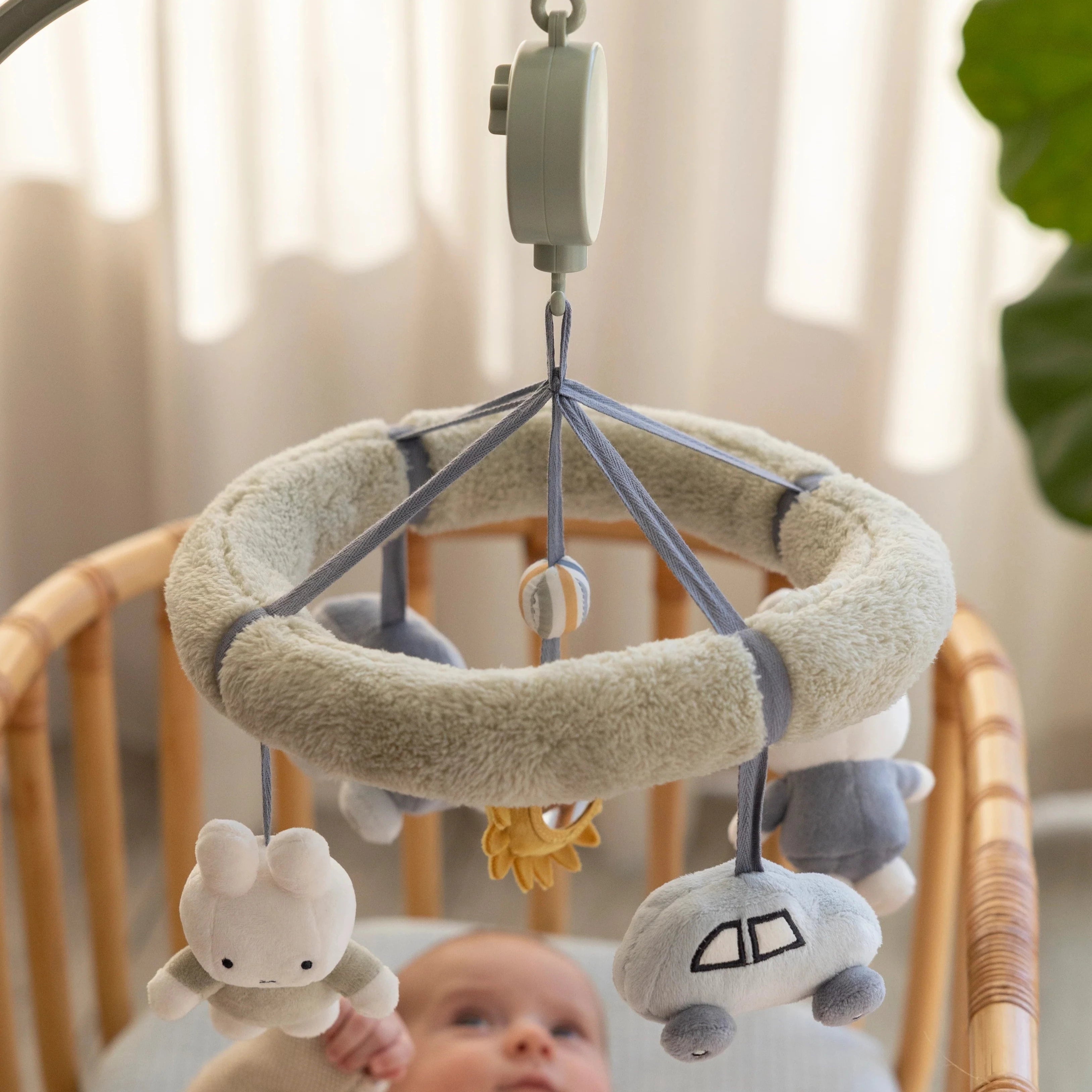 Miffy Music Mobile Fluffy Blue Mabel Fox