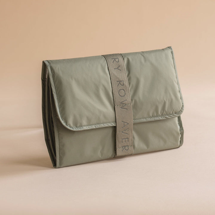 Avery Row - Recycled Nylon Travel Baby Changing Mat - Olive Green