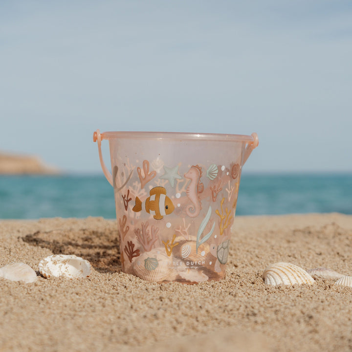 Little Dutch - Seashell Bucket - Ocean Dreams Pink - Mabel & Fox