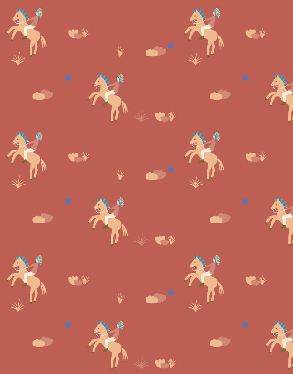 MiniKane - Doll Sleeping Bag - Horses - Mabel & Fox