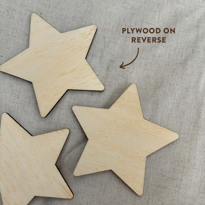 Mabel & Fox - Personalised Wooden Milestone Cards - Starry Night - Mabel & Fox