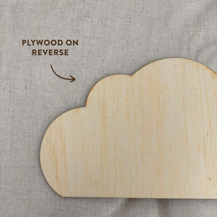 Mabel & Fox - Personalised Wooden Name Sign - Starry Night - Mabel & Fox