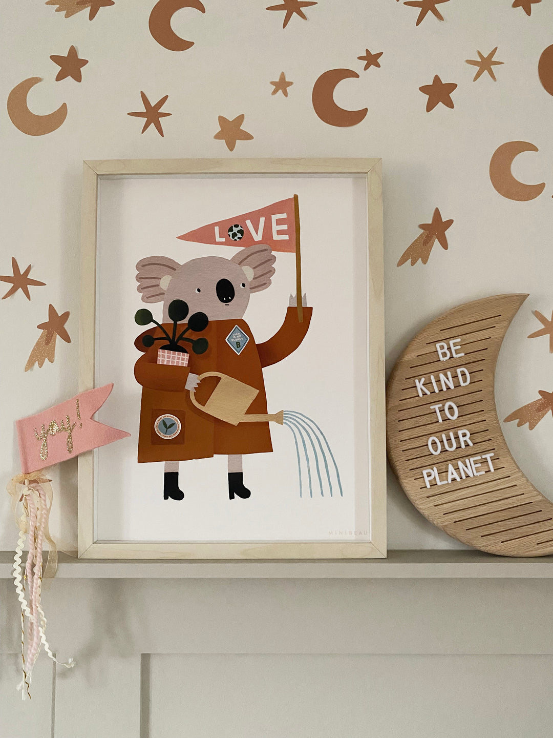 Minibeau - Art Print - Love Our Planet Koala