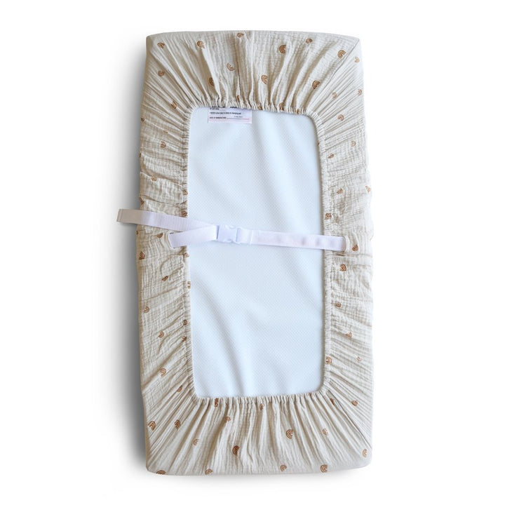 Mushie - Changing Pad Cover - Rainbow