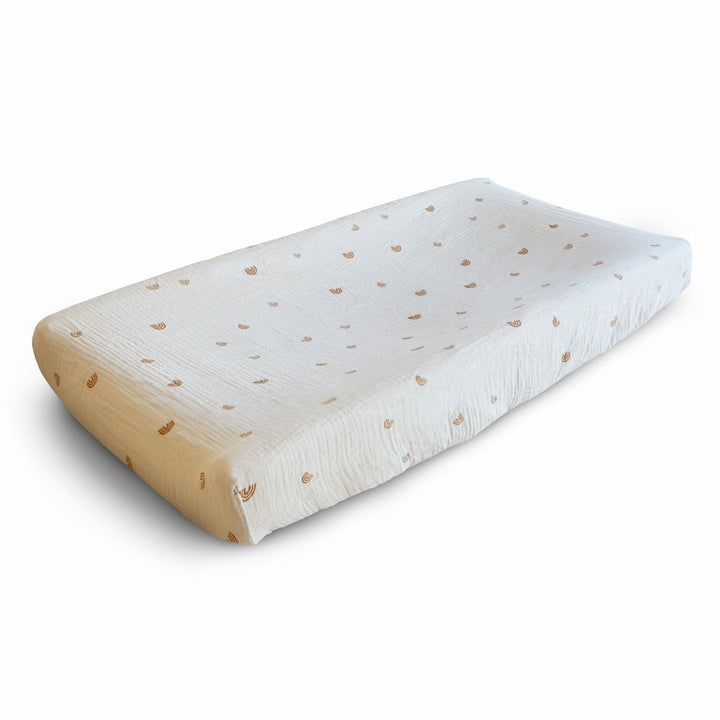 Mushie - Changing Pad Cover - Rainbow