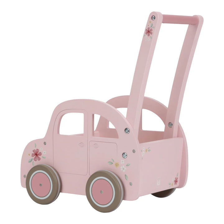 Little Dutch - Baby Walker Wagon - Pink - Mabel & Fox