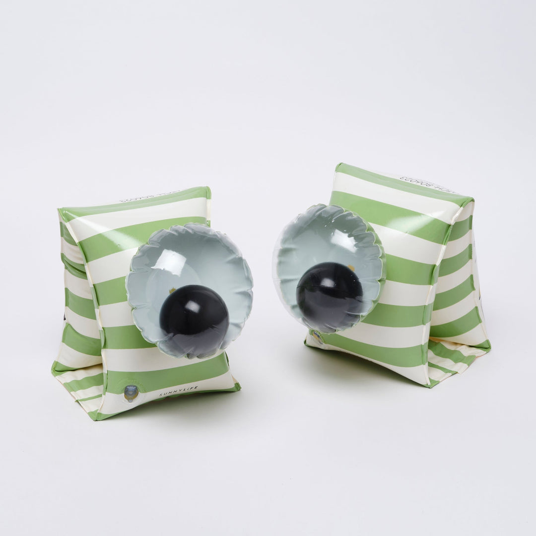 Sunnylife - Inflatable Arm Bands - Shark Tribe - Khaki