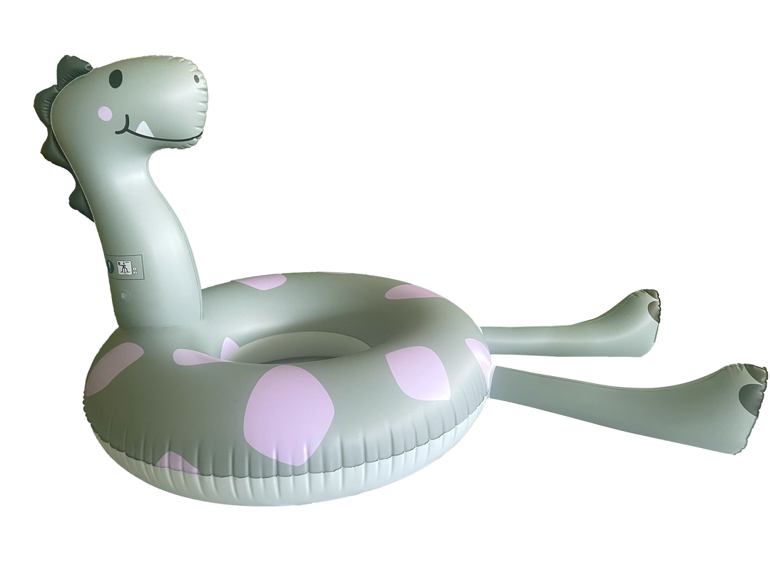 Swim Essentials - Animal Swim Ring - Green Dinosaur - Ø 95 cm