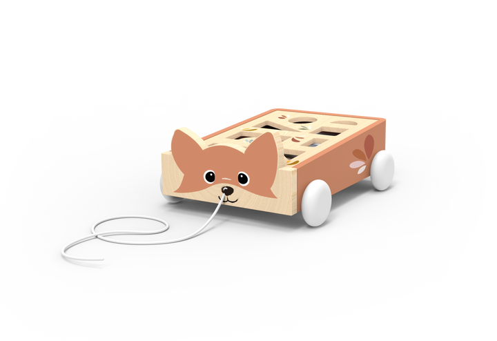 Speedy Monkey - Fox Blocks Cart