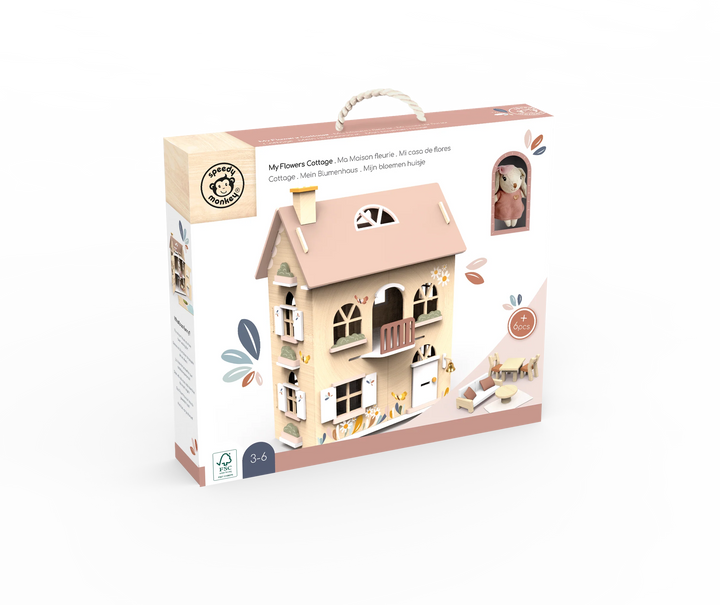 Speedy Monkey - Flowers Cottage & Starter Kit - Mabel & Fox