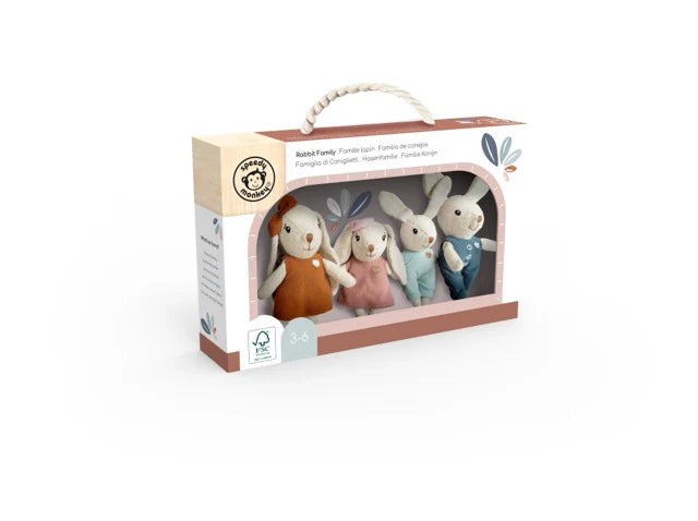 Speedy Monkey - Rabbit Family - Mabel & Fox