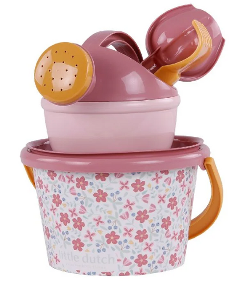Little Dutch - Beach Set - Pink Flowers