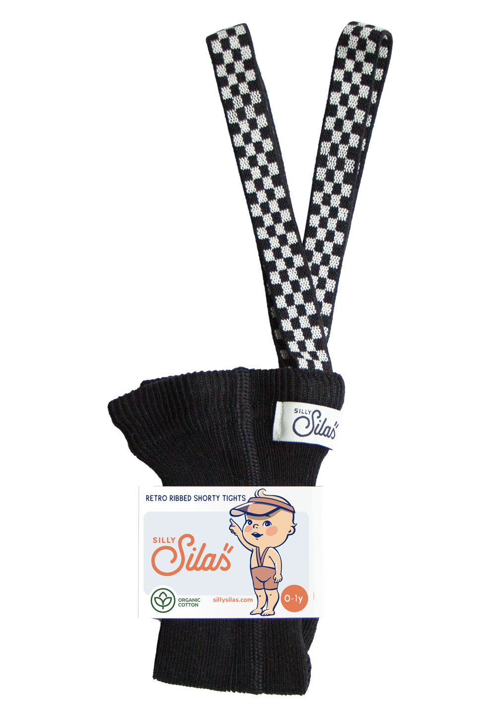 Silly Silas - Shorty Tights - Classic Black Checked