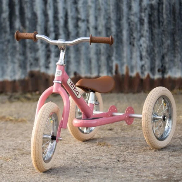 Trybike - Steel Balance Trike / Bike - Pink