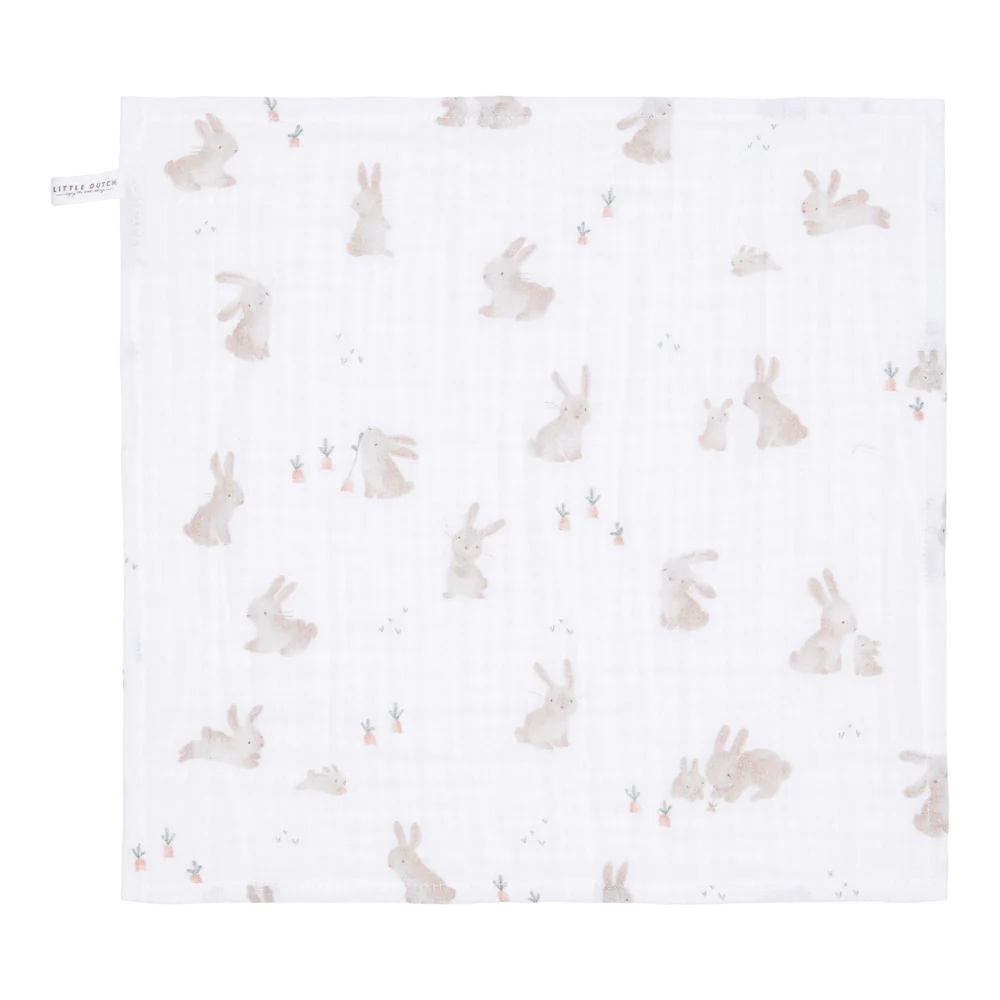 Little Dutch - Facecloths - Baby Bunny / Beige