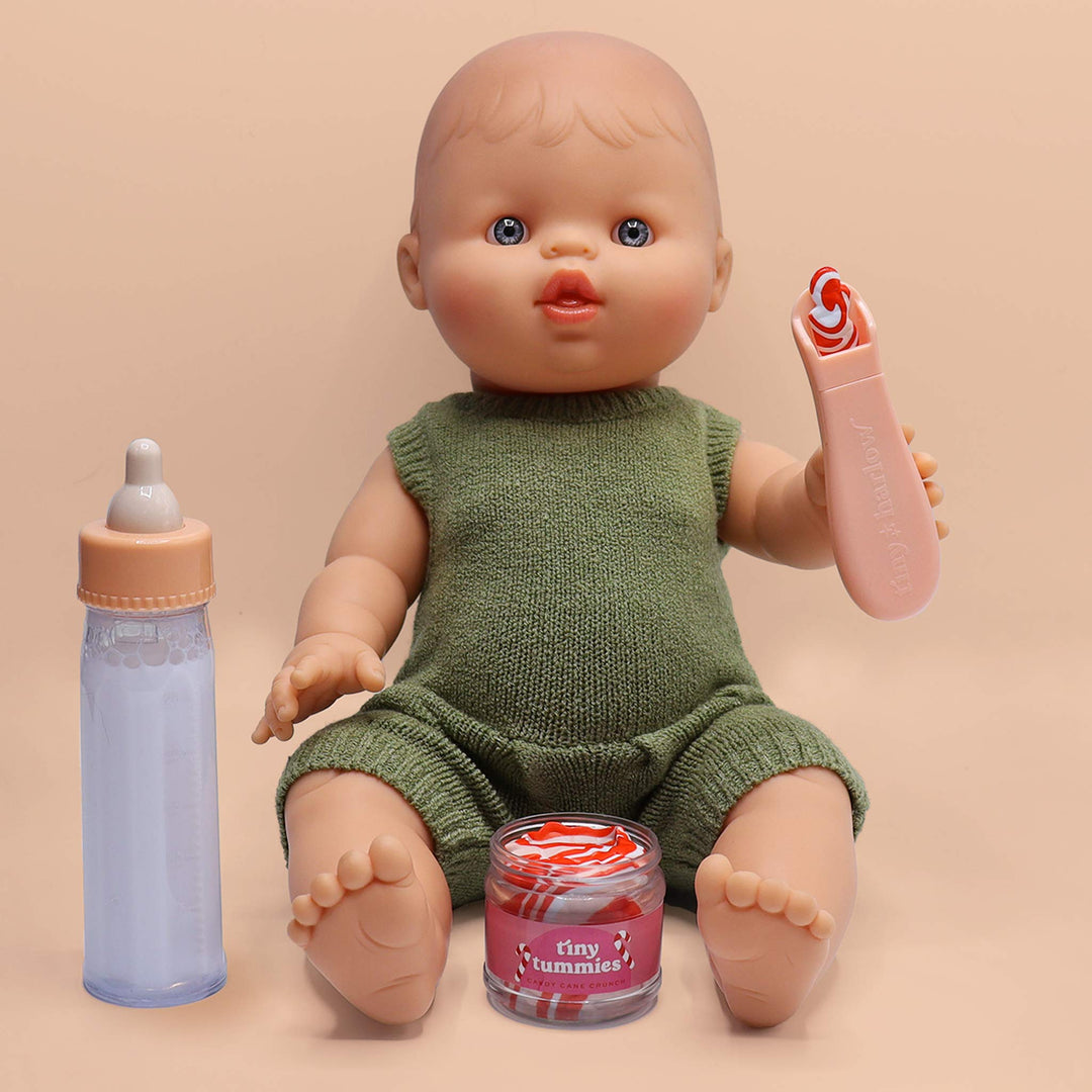 Tiny Harlow – Tiny Tummies – Candy Cane Crunch Christmas Gift Set