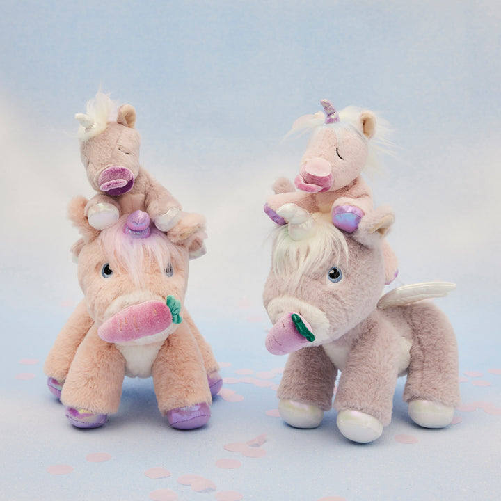 Olli Ella - Binky Baby Unicorn - Glitter - Lilac - Mabel & Fox