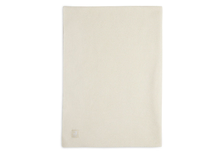 Jollein - Cradle Blanket - Basic Knit - Ivory - Mabel & Fox