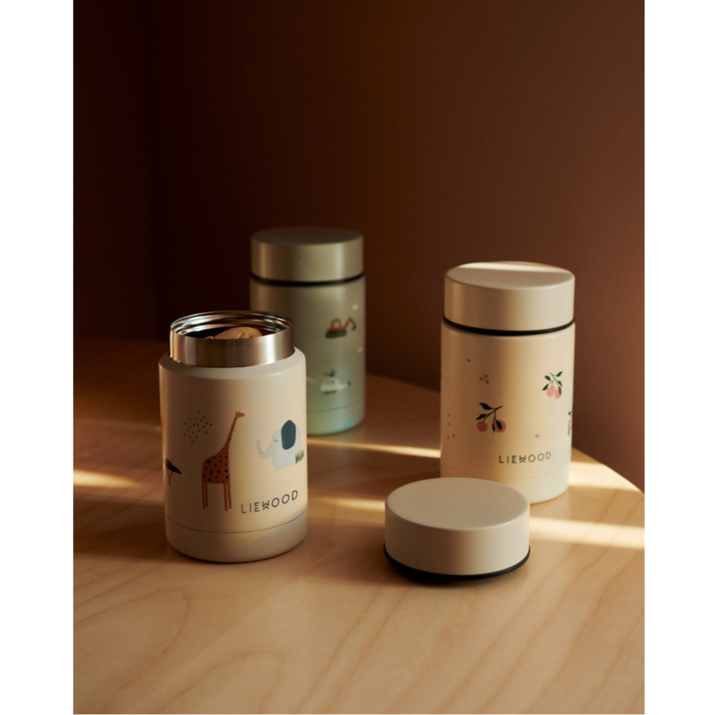Liewood - Nadja Food Jar - Peach/Sea Shell Mix