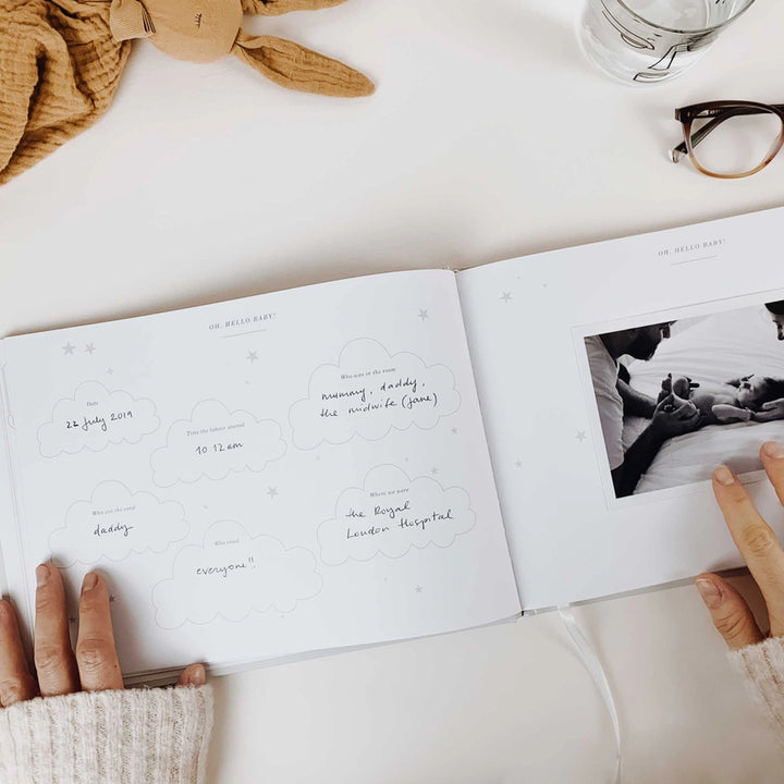 Blush & Gold - Baby Memory Book - Safari - Mabel & Fox