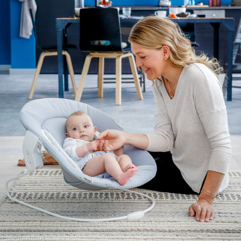 Hauck Alpha Bouncer in Stretch Grey Mabel Fox - Main Image