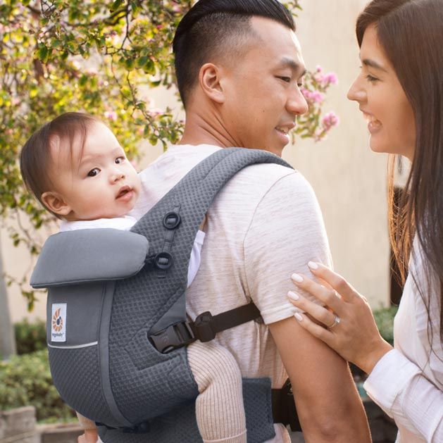 Ergo Baby - Adapt Soft Flex Mesh - Graphite Grey - Mabel & Fox