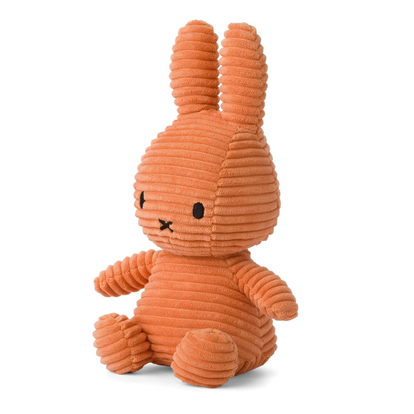 Miffy - Eco Cuddly Toy - Corduroy Pumpkin - 23cm - Mabel & Fox