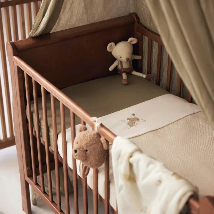 Jollein - Jersey Fitted Sheet 60 x 120cm - Olive Green (2 pack) - Mabel & Fox