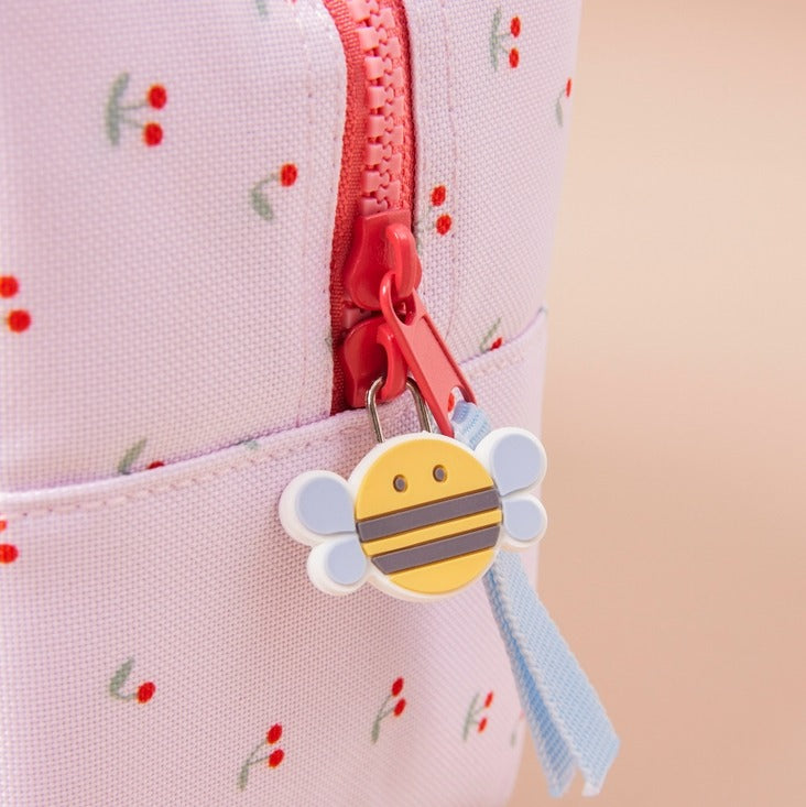 Just Bee Kids - Insulated Lunch Bag - Cherry Print - Mabel & Fox