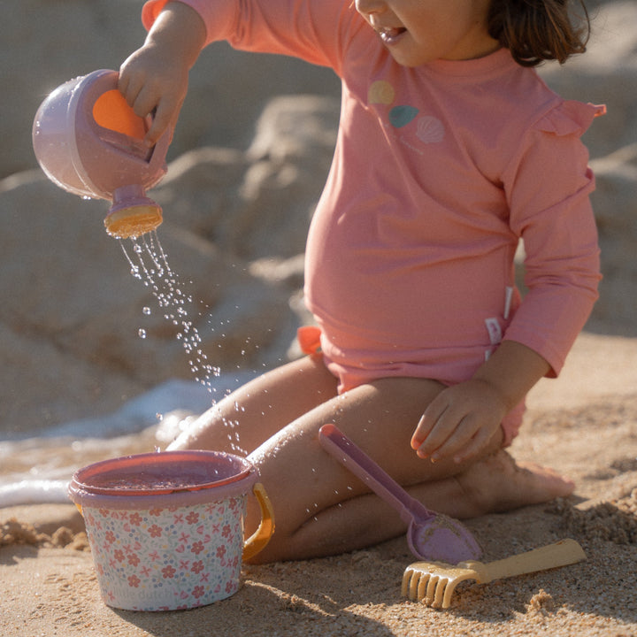 Little Dutch - Beach Set - Pink Flowers
