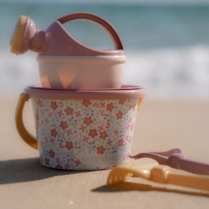 Little Dutch - Beach Set - Pink Flowers