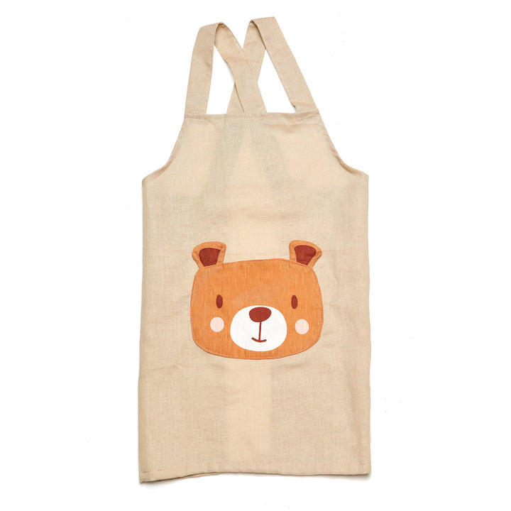 ThreadBear - Personalised Linen Apron - Bear