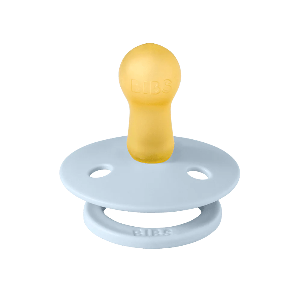 Bibs - Studio Colour Block Latex - Baby Blue / Dust Blue Mix (2 Pack) - Mabel & Fox