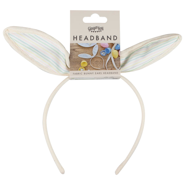 Ginger Ray - Fabric Bunny Ears Headband