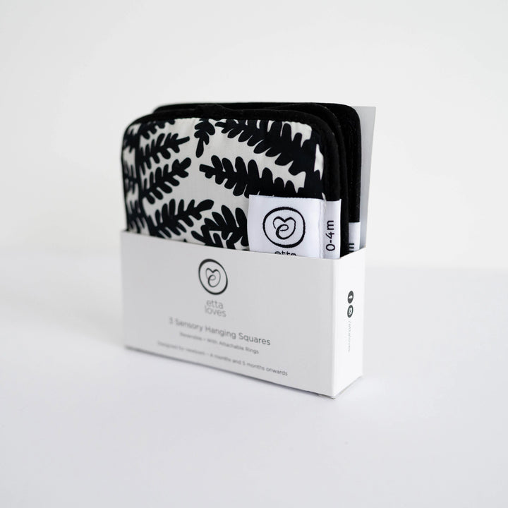 Etta Loves UK - Sensory Hanging Squares - Mabel & Fox