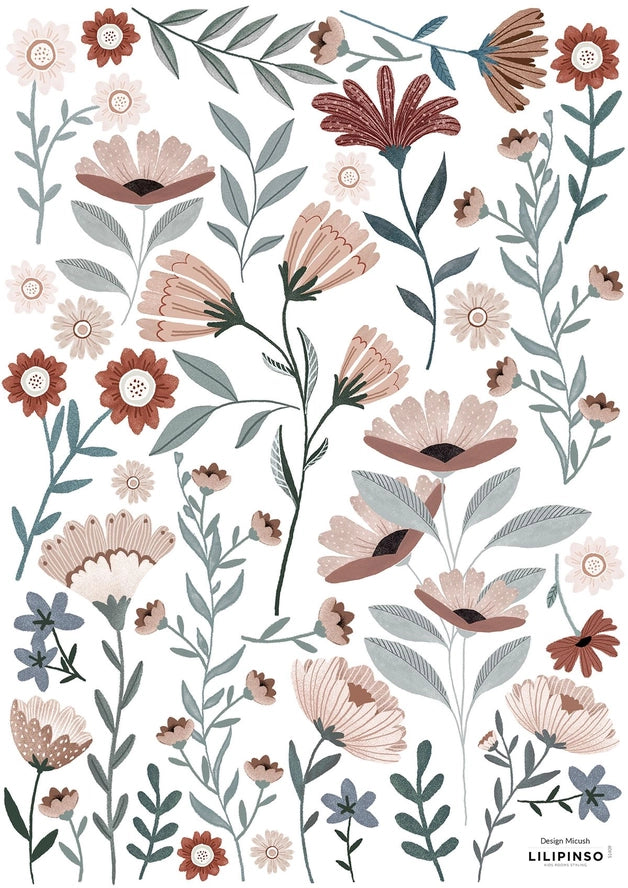 Lilipinso - Wall Decals - Ocean Flowers - Mabel & Fox