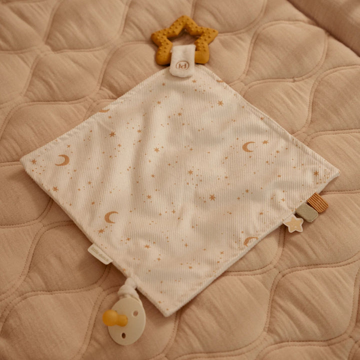 Little Dutch - Cuddle Cloth with Teething Ring - Newborn Naturals