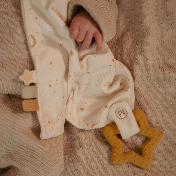 Little Dutch - Cuddle Cloth with Teething Ring - Newborn Naturals