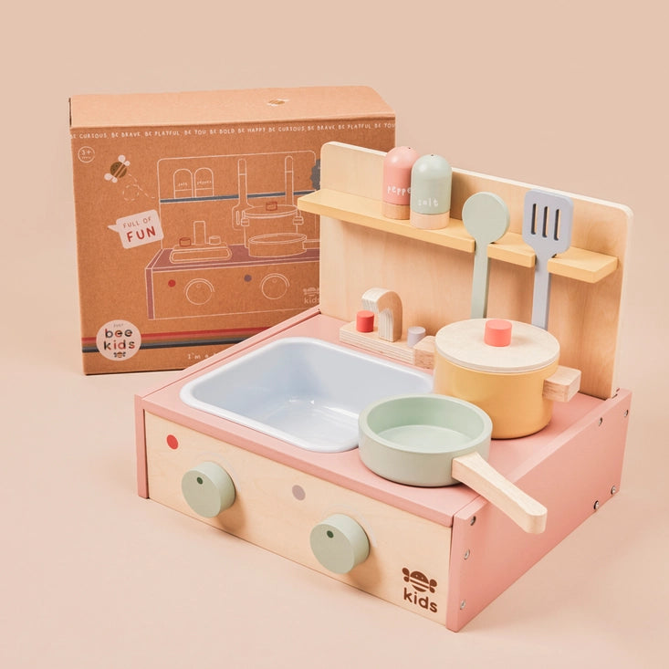 Just Bee Kids Wooden Table Top Kitchen Mabel Fox