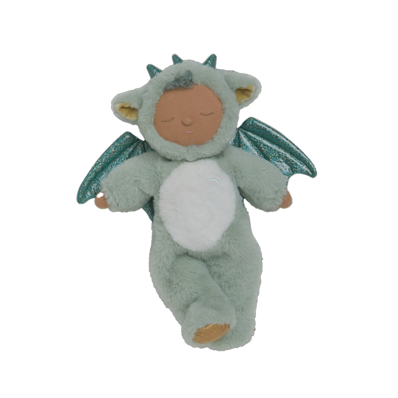 Dragon Ashぬいぐるみ Dinkum Dolls - Cozy Dinkum Dragon - Ash - Green – Mabel & Fox