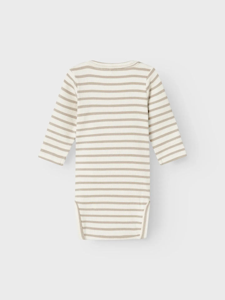 Name It - Striped Bodysuit - Pure Cashmere