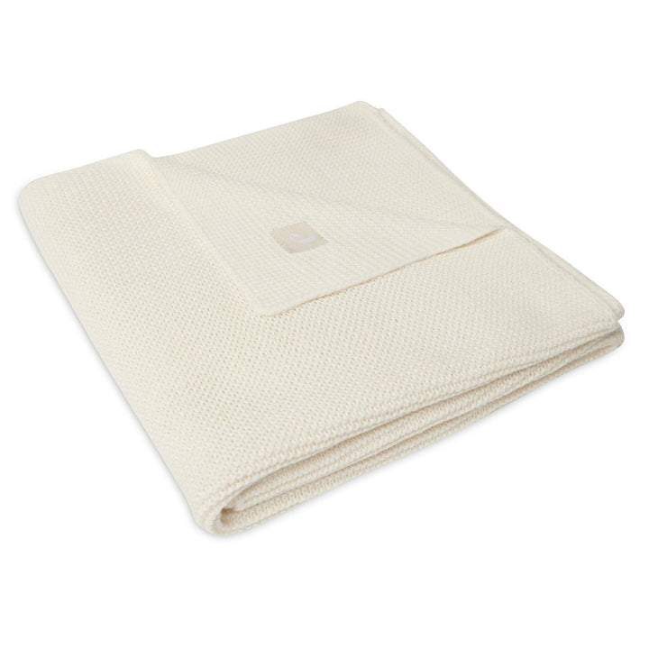 Jollein - Cradle Blanket - Basic Knit - Ivory - Mabel & Fox