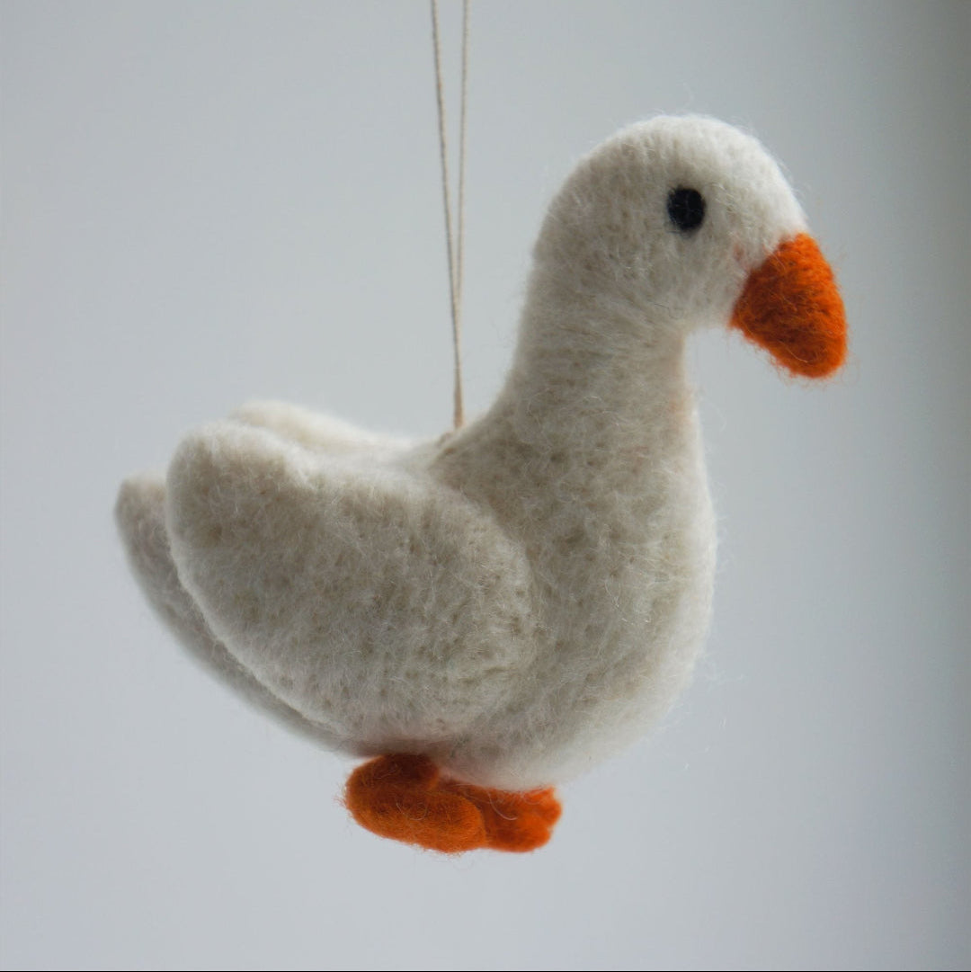 Gamcha - Handmade Christmas Decoration - Goose