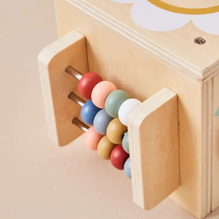 Just Bee Kids - Wooden Mini Activity Cube - Mabel & Fox