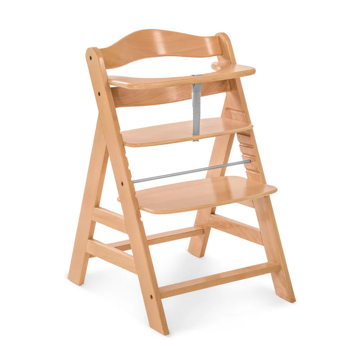 Hauck - Alpha+ Wooden Highchair - Natural - Mabel & Fox