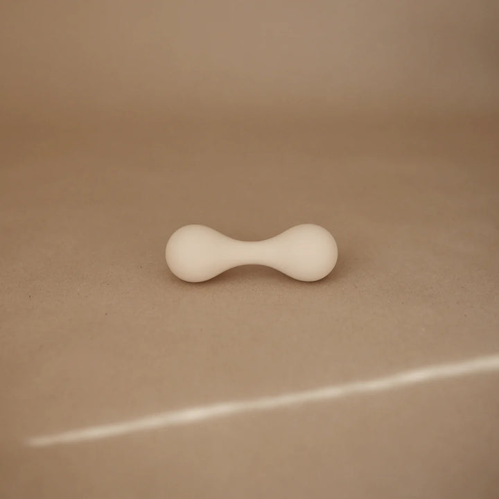 Mushie - Silicone Baby Rattle -Shifting Sand - Mabel & Fox