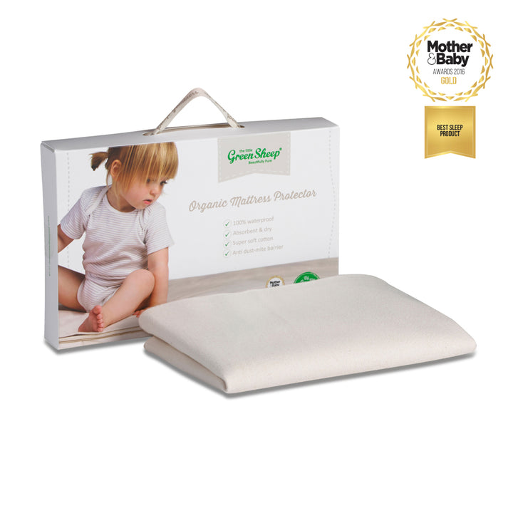 The Little Green Sheep - SnuzPod4 Organic Mattress Protector - Mabel & Fox