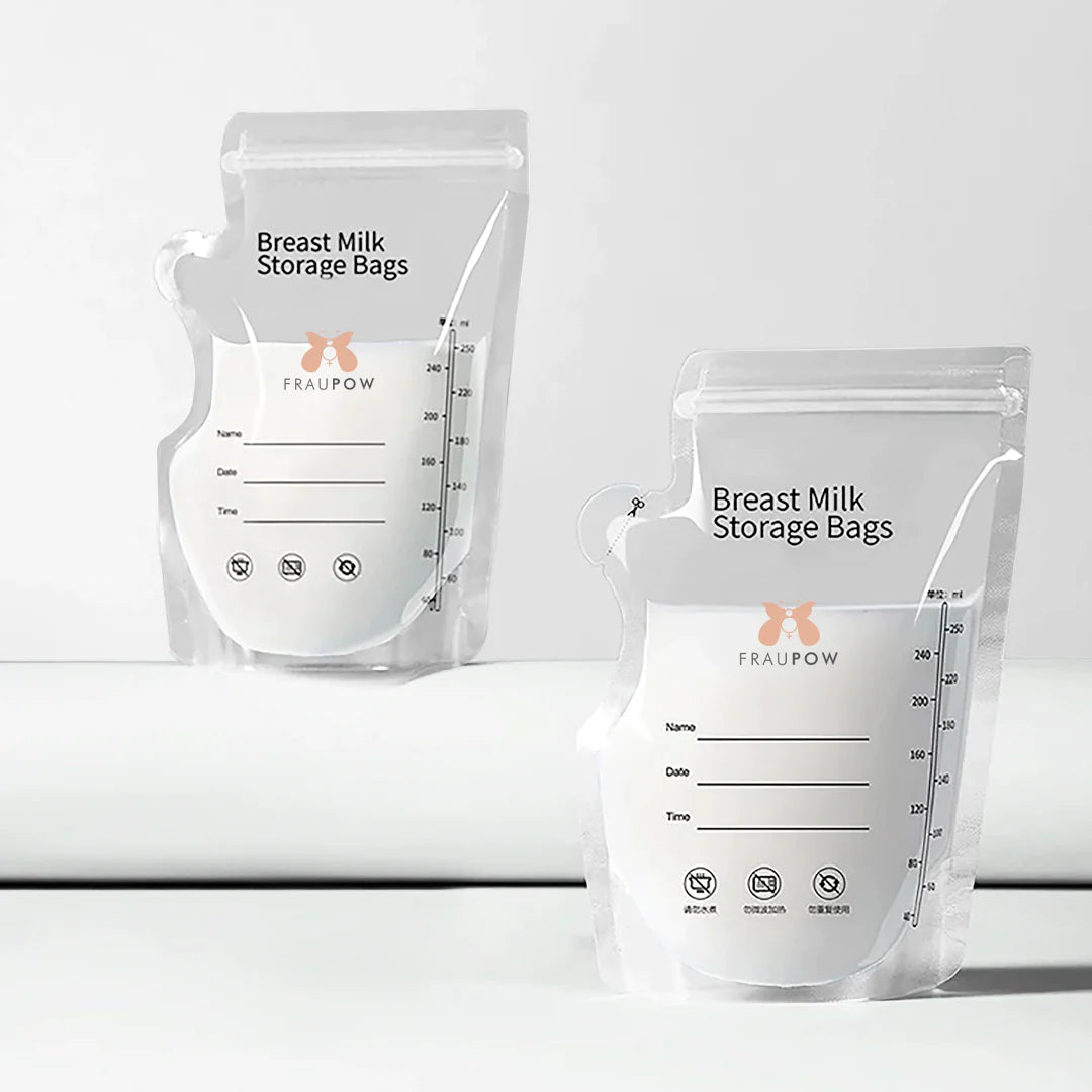 Fraupow - Breast Milk Storage Bags (30 Pack) - Mabel & Fox