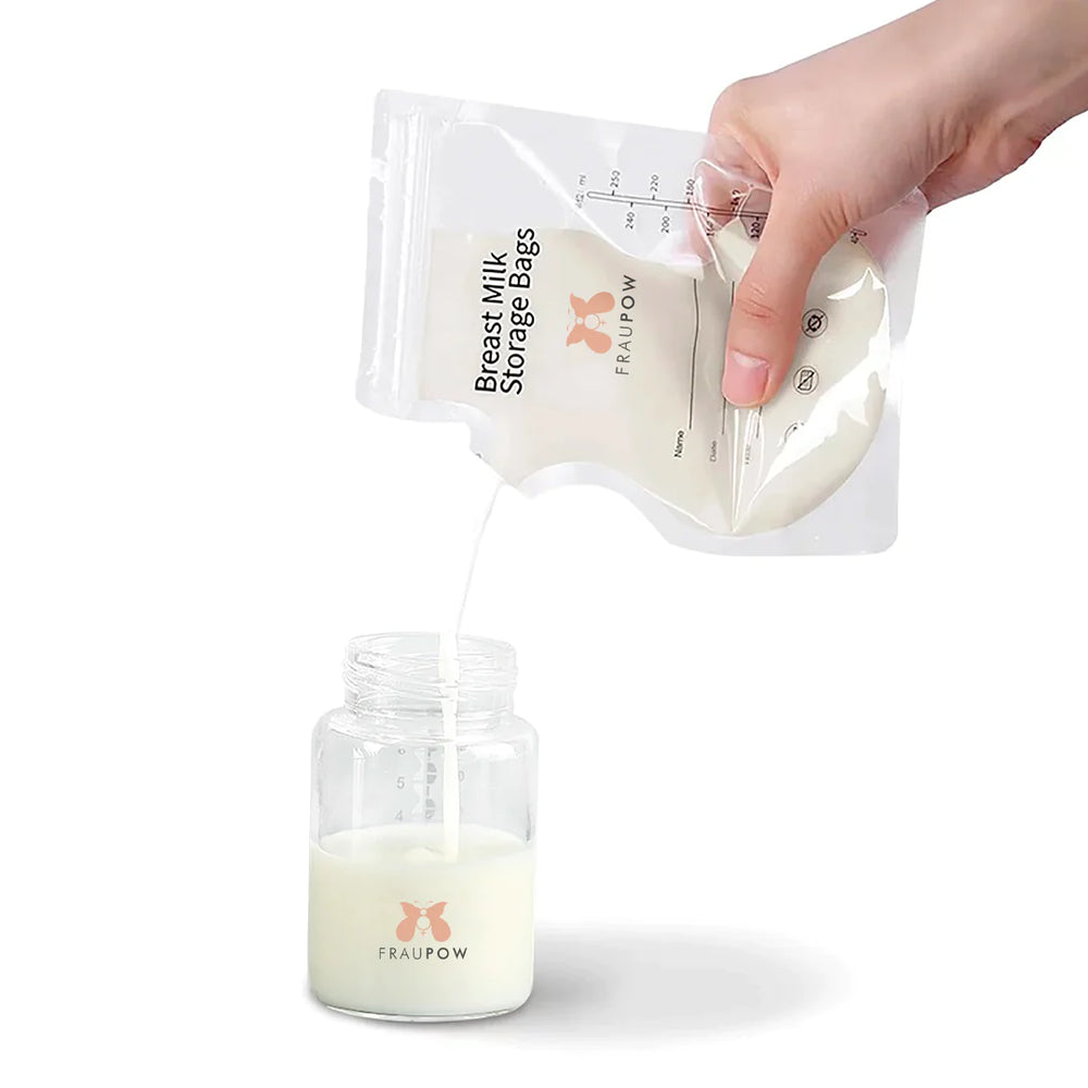 Fraupow - Breast Milk Storage Bags (30 Pack) - Mabel & Fox